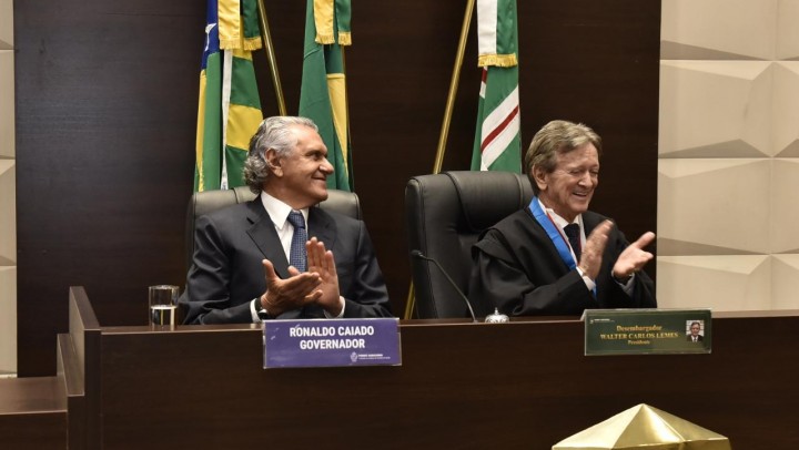 Novos membros do TJ-GO foram empossados nesta sexta, 1º.