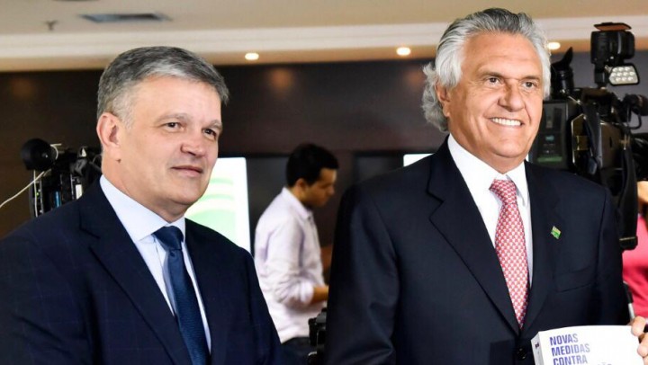Governador Ronaldo Caiado e controlador-geral Henrique Ziller (2)